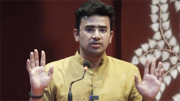 भाजपा सांसद तेजस्वी सुर्या ने विपक्ष को घेरा, यूपीए को कई क्षेत्रों में विफल बताया