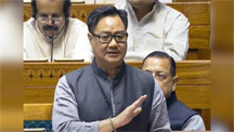 GDP आंकड़ों पर कांग्रेस की तस्वीर को लेकर रिजिजू का पलटवार